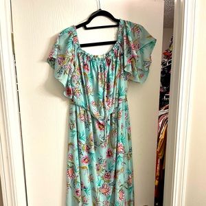 Floral floor length dress